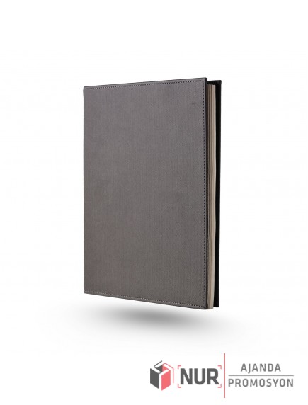 Gizli Spiralli Termo Deri Kapaklı Tarihsiz Defter Ajanda